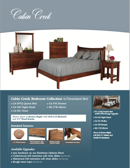 Cabin Creek Bedroom Set