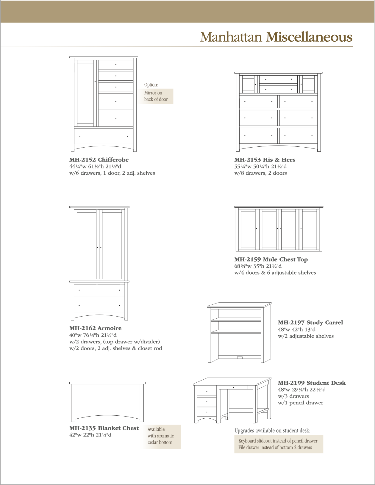 Manhattan Bedroom Set