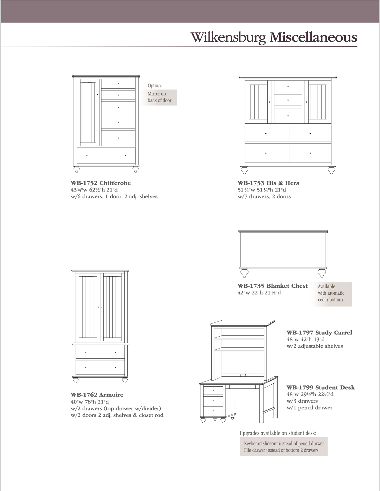 Wilkensburg Bedroom Set