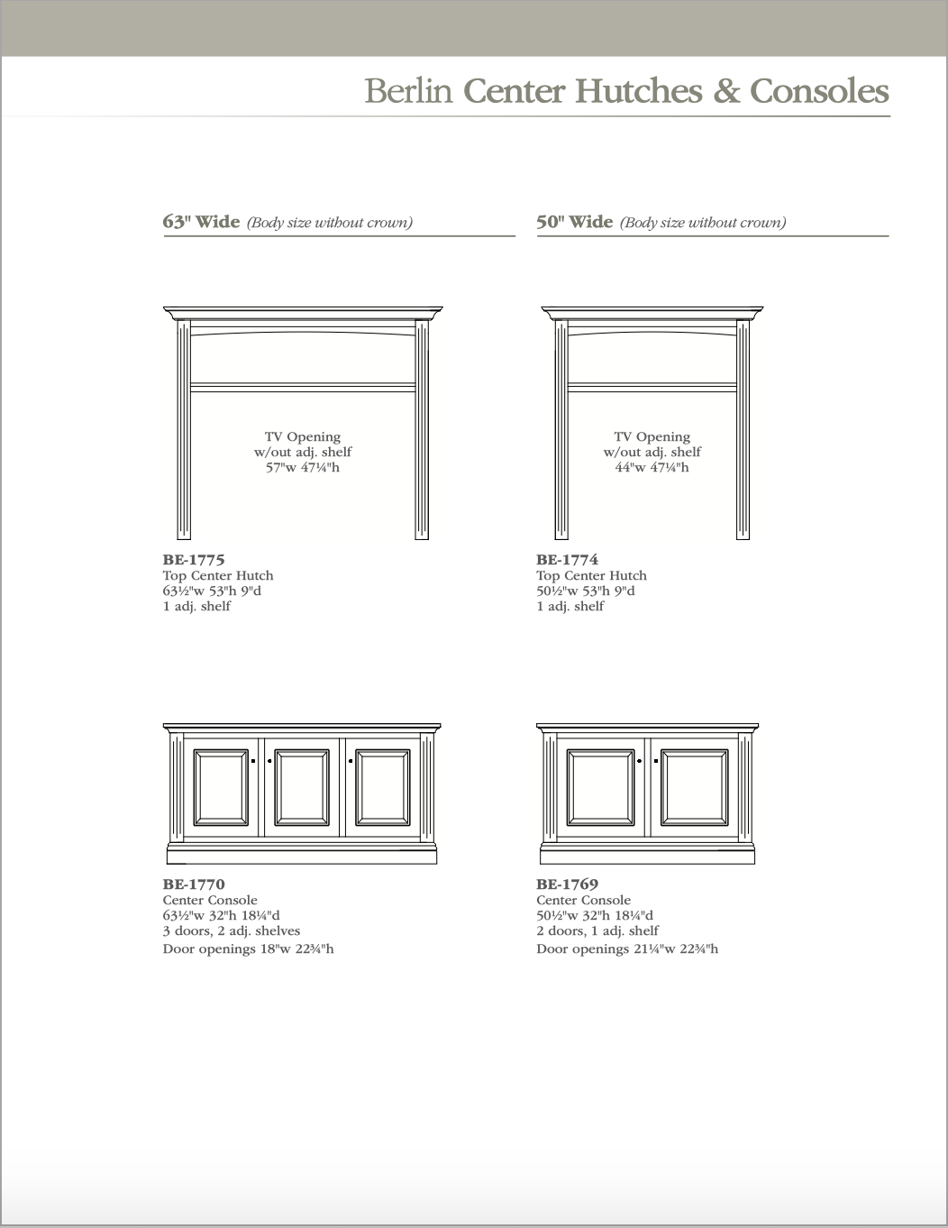 Berlin Entertainment Center / Wall Unit