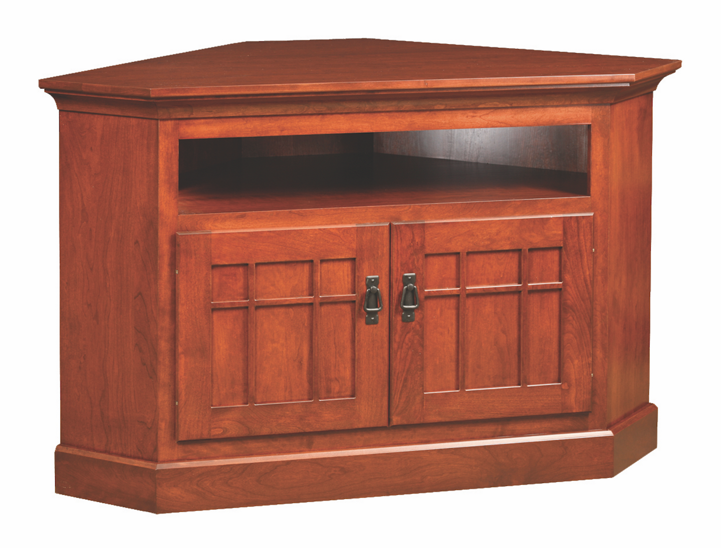 Deluxe Mission Corner TV Stand