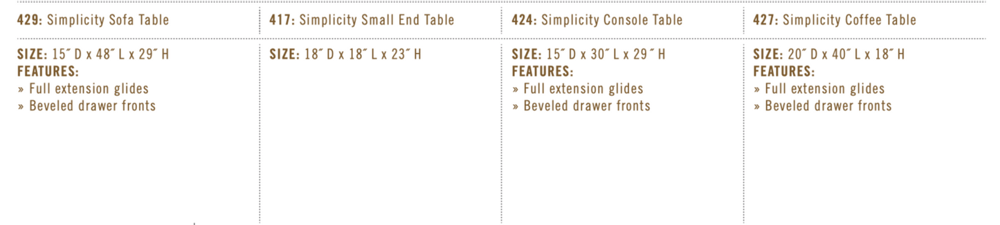 Simplicity Wedge End Table