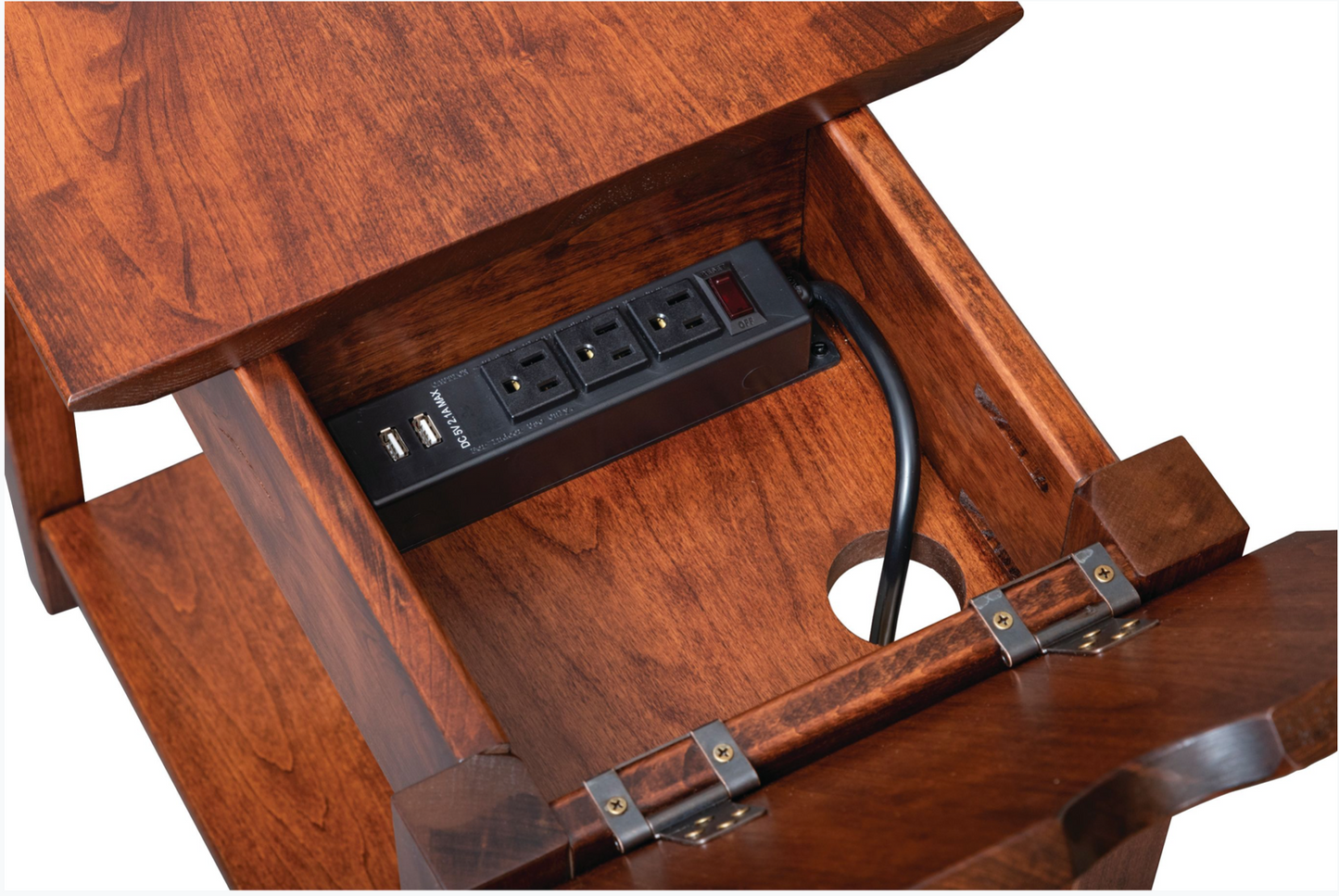 Simplicity Lift Top Chair Side Table