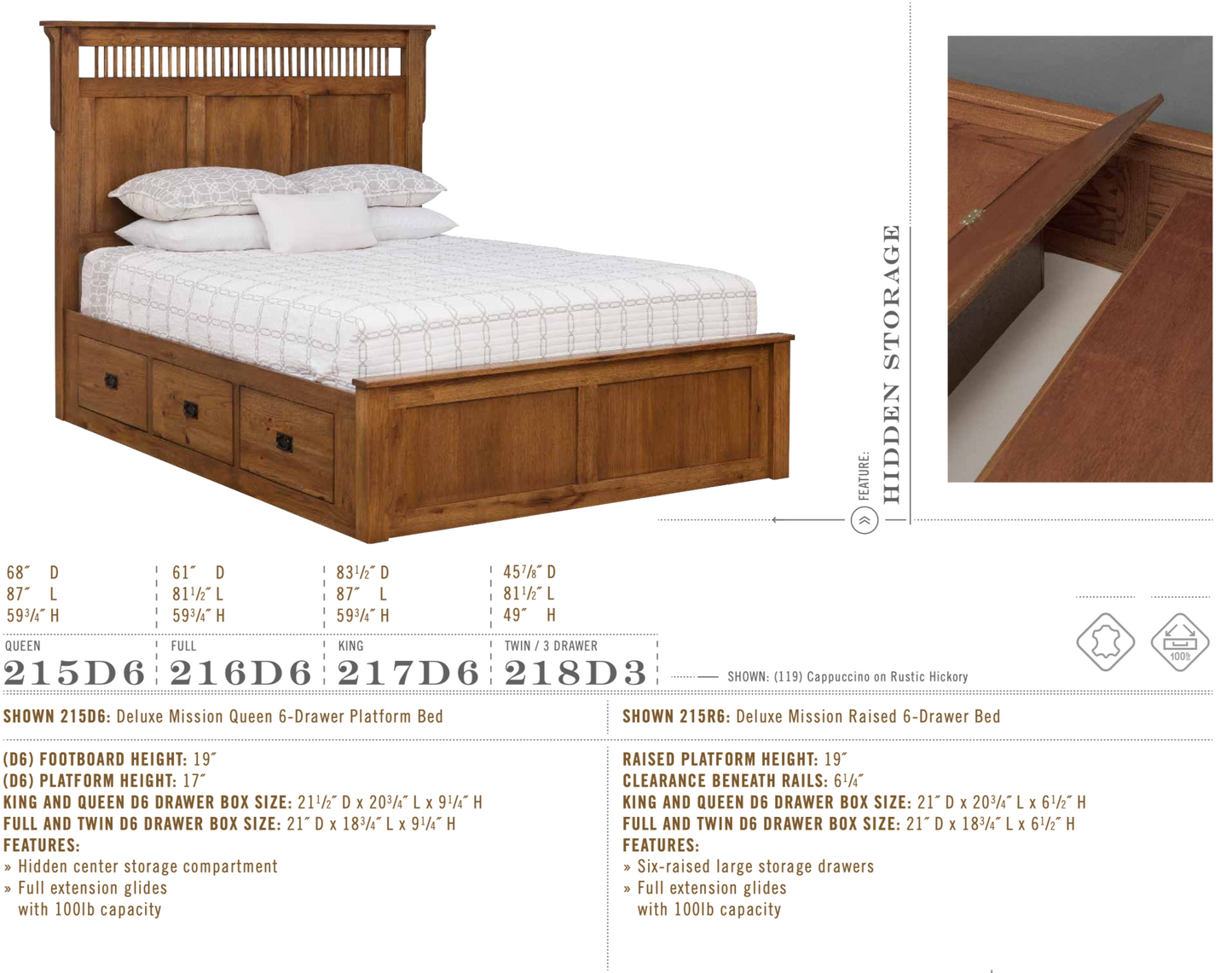 Lancaster Mission Bedroom Set