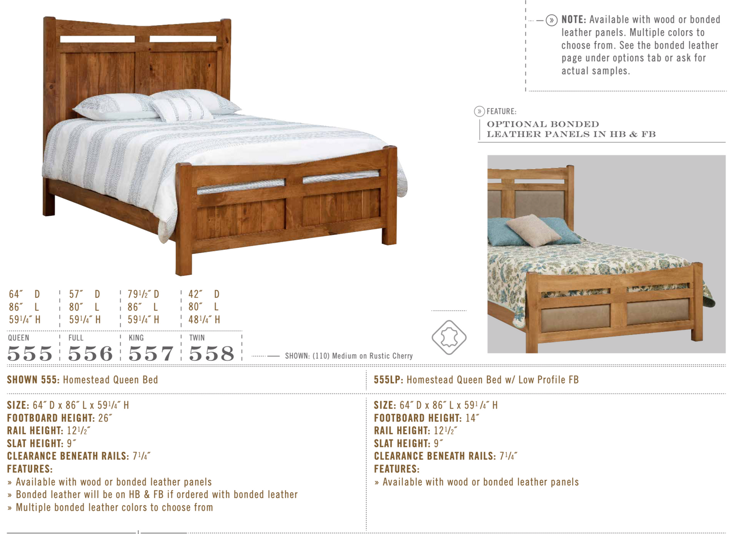 Homestead Bedroom Set