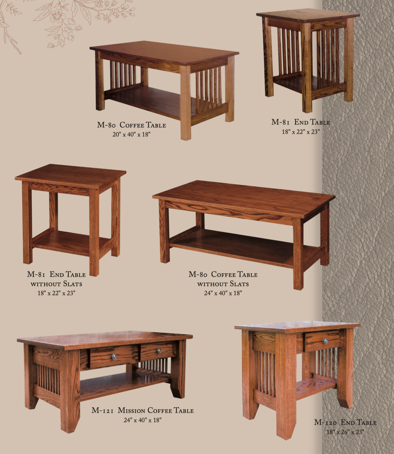 Mission Phone Stand, No Slats