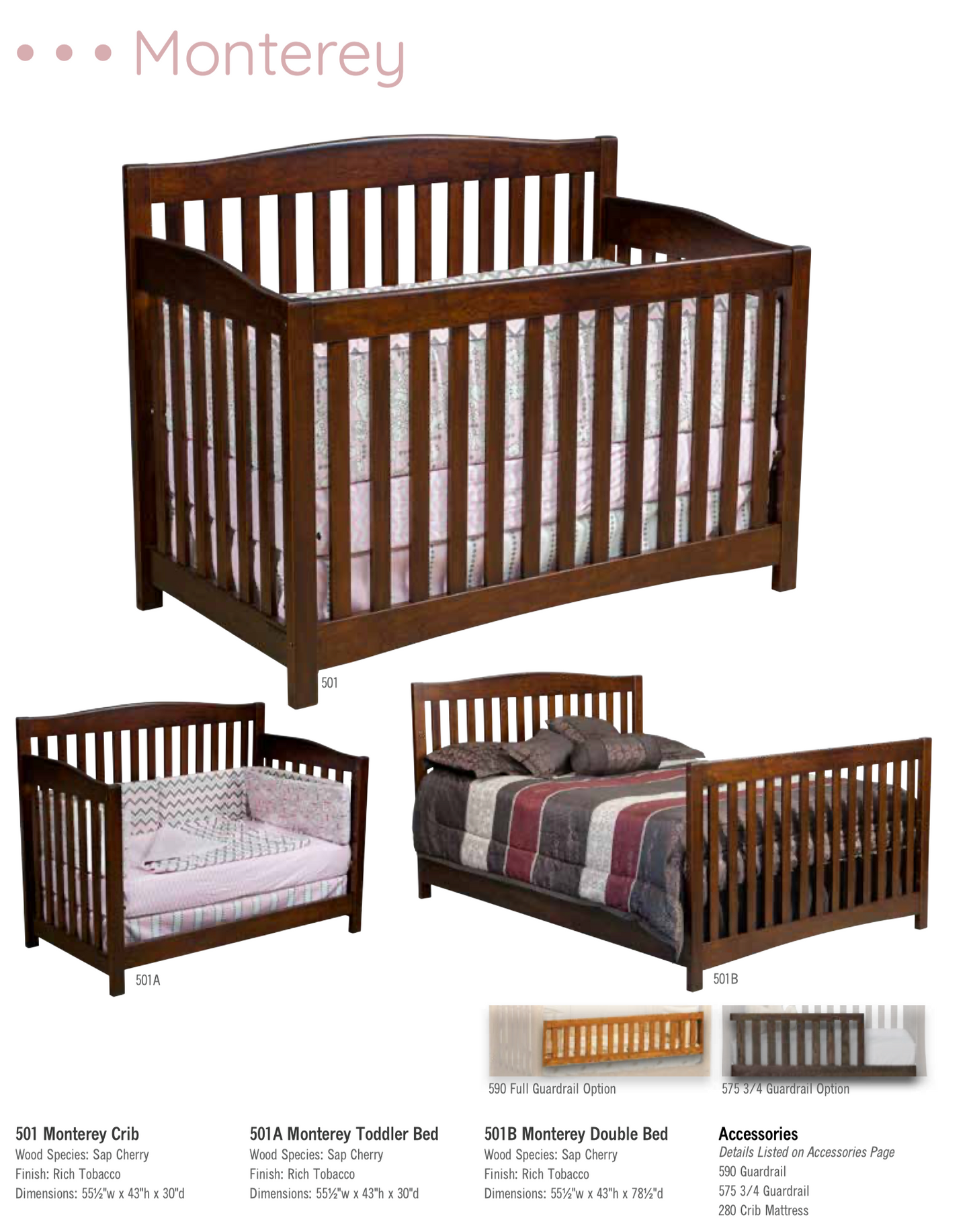 Monterey Convertible Crib Collection