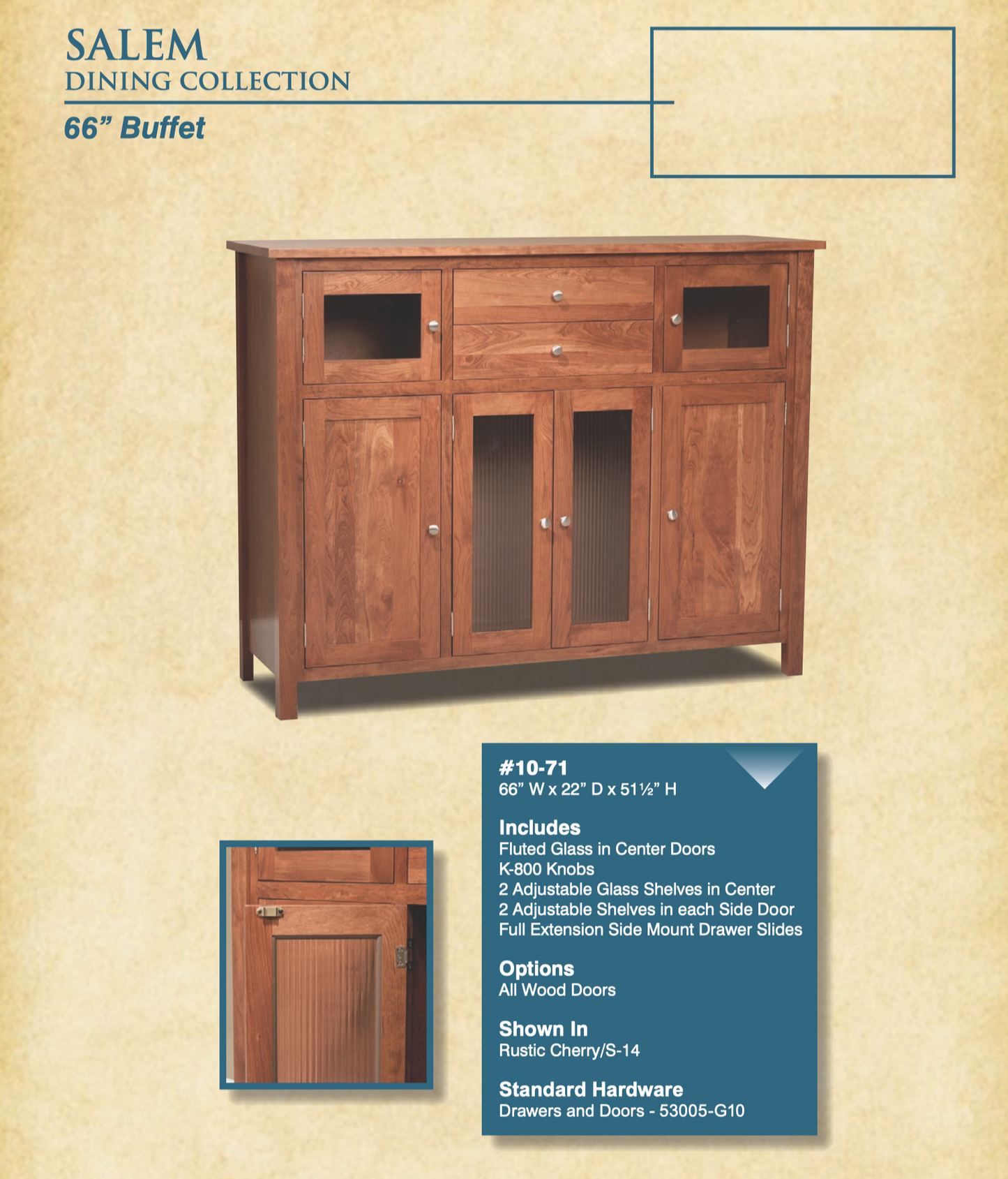 Salem 66" Buffet