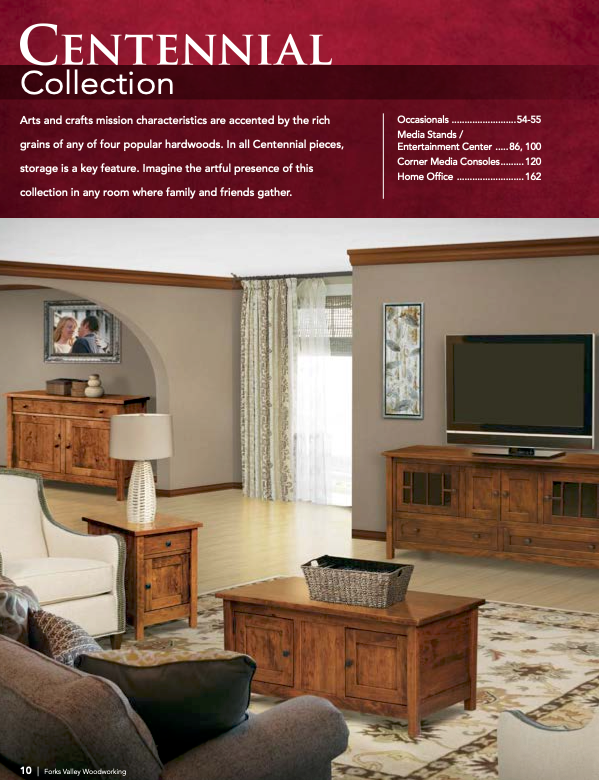 Centennial 2 Door, 1 Drawer Corner Console Stand