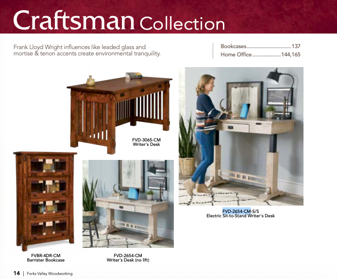Craftsman 4 Door Barrister Bookcase