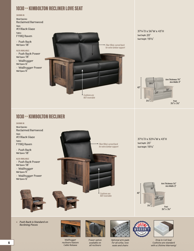 Kimbolton Recliner Love Seat