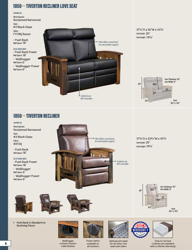 Tiverton Recliner Love Seat