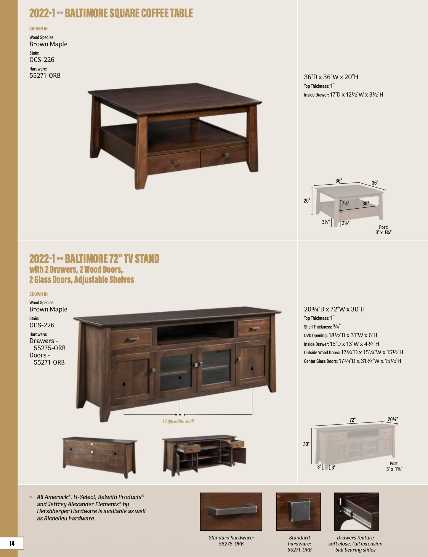 Baltimore 72" TV Stand