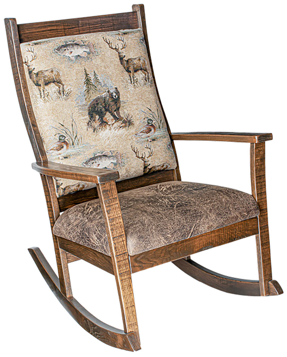 Keystone #120 Upholstered Rocker
