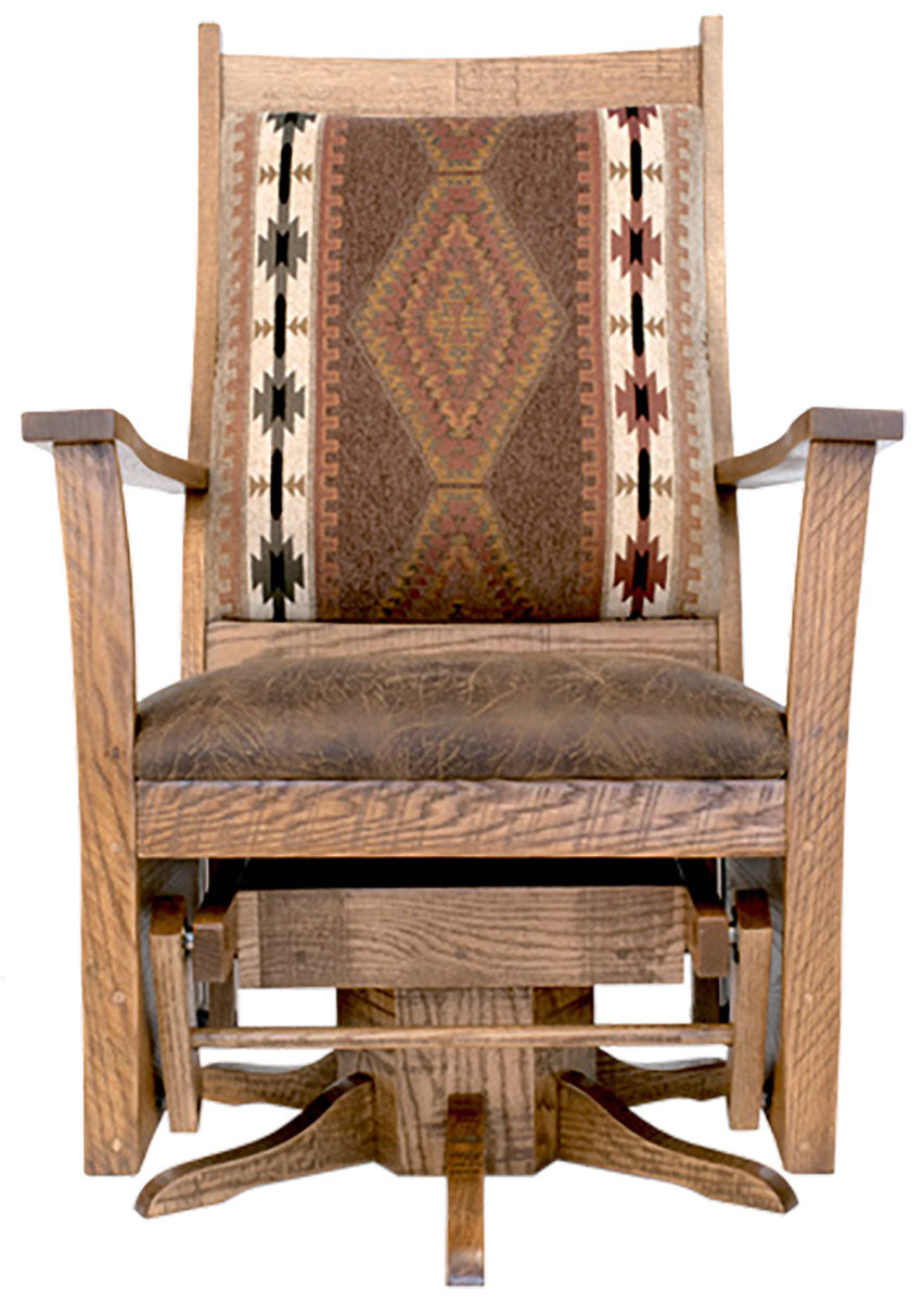 Keystone #320 Upholstered Swivel Glider