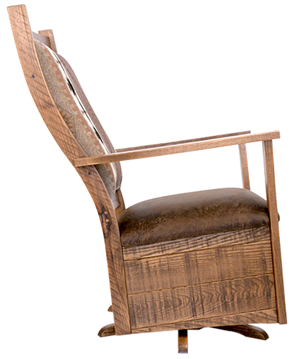 Keystone #320 Upholstered Swivel Glider