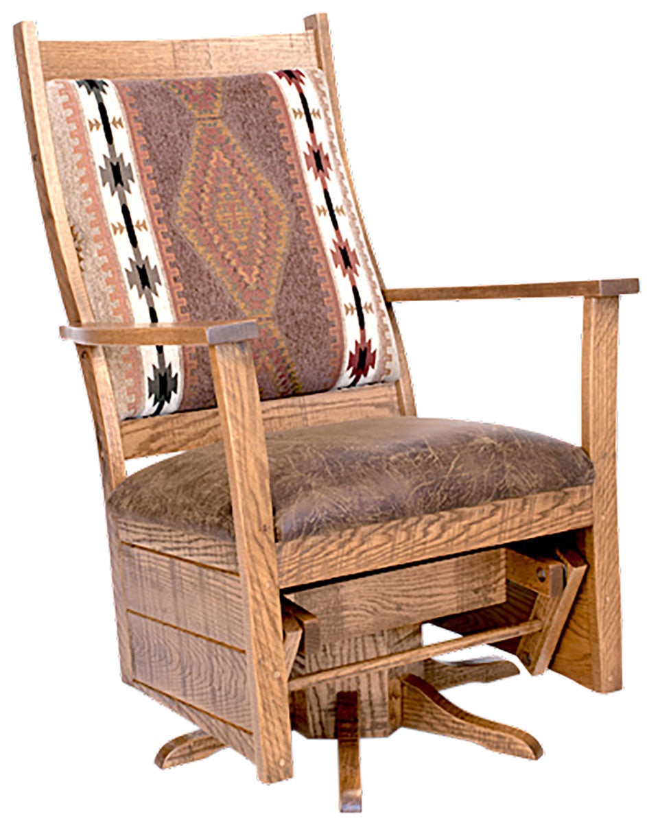 Keystone #320 Upholstered Swivel Glider