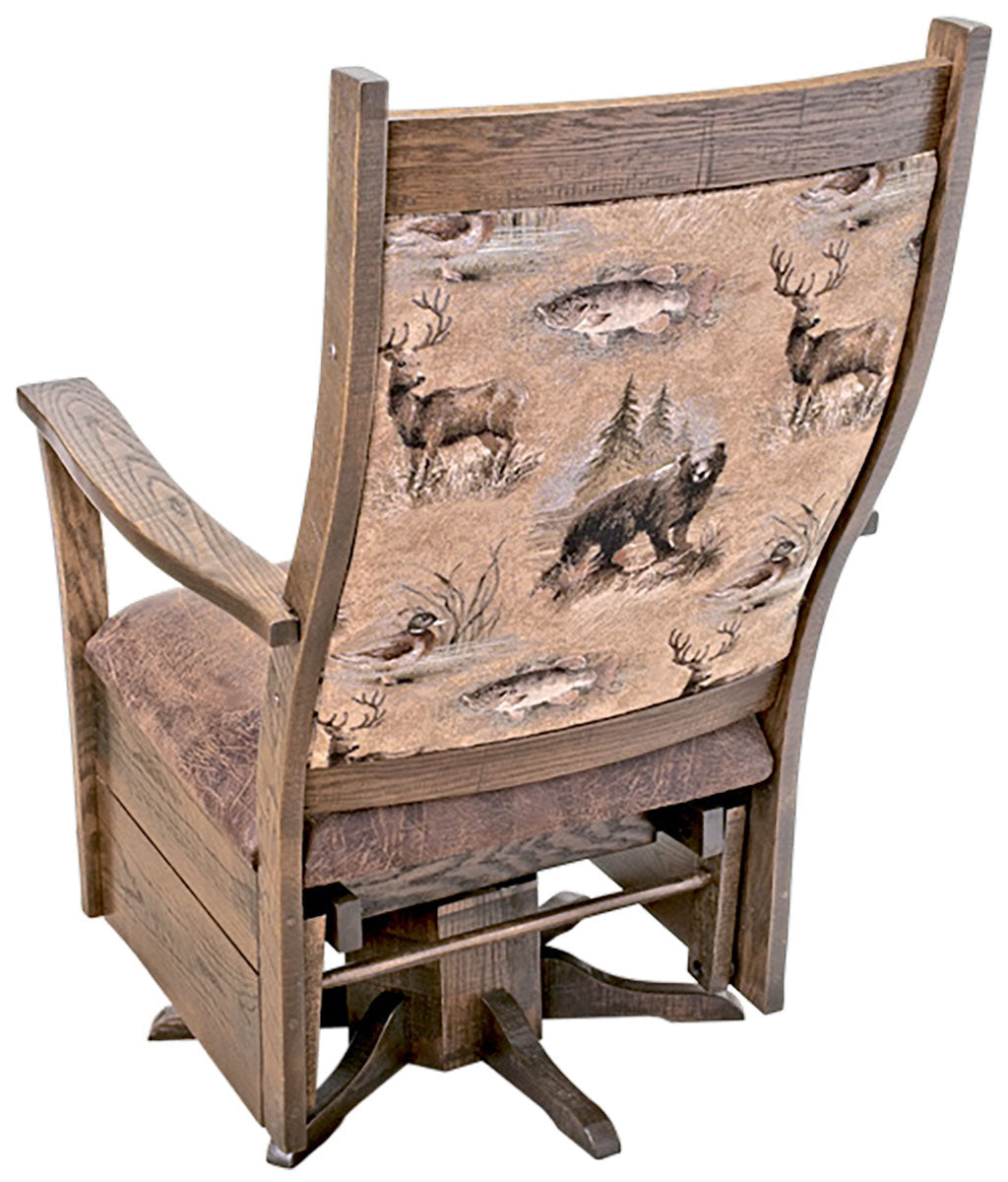 Keystone #320 Upholstered Swivel Glider