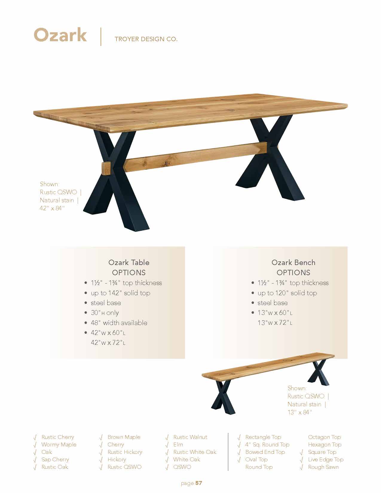 Ozark Table