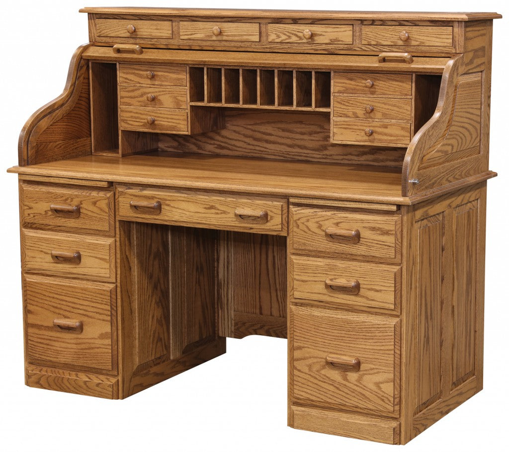 58″ Deluxe Traditional Rolltop Desk