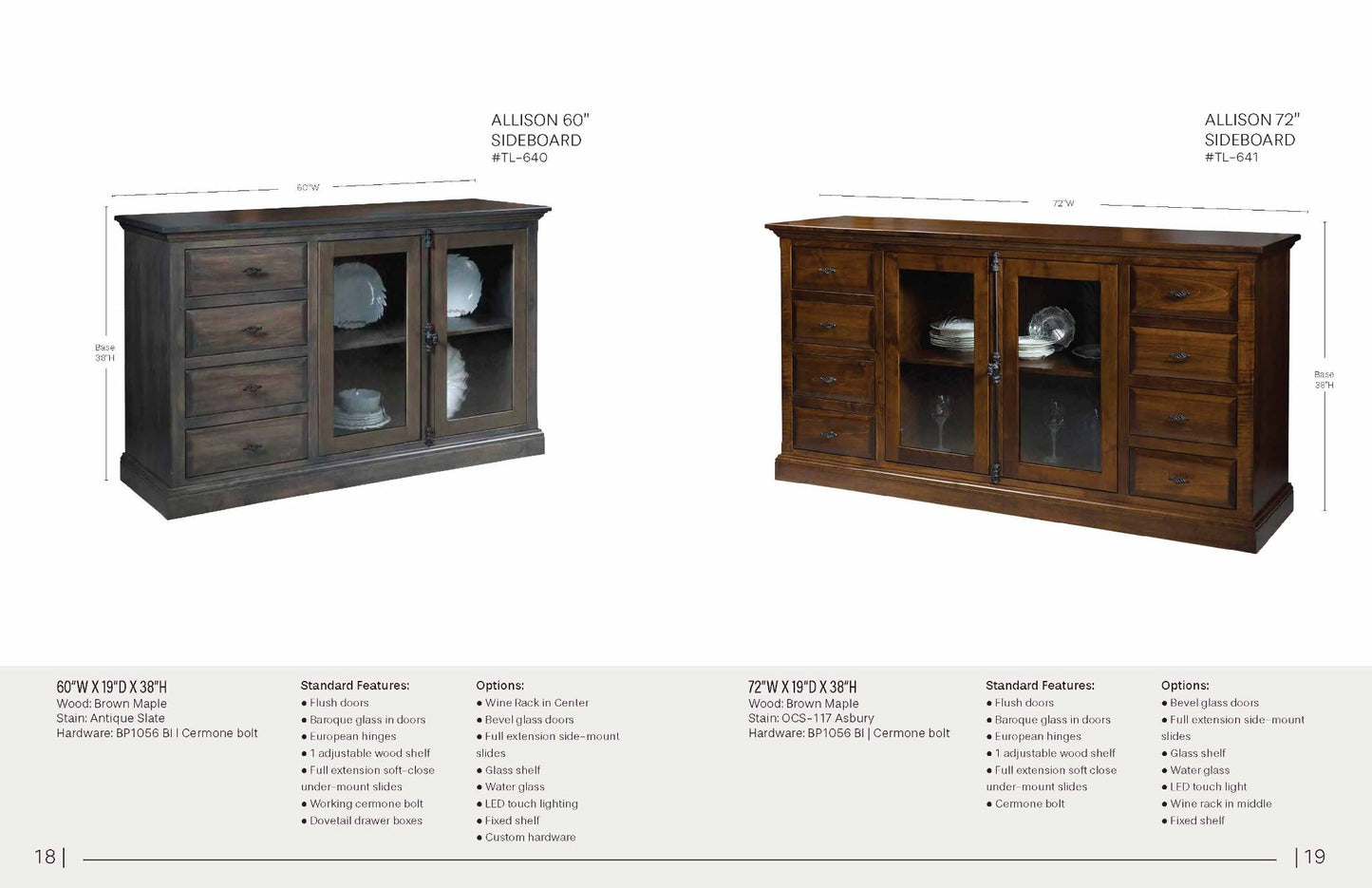 Allison 60” Sideboard