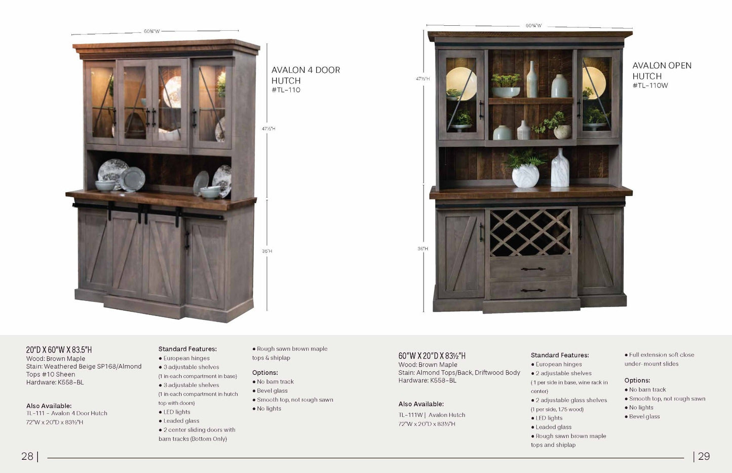 Avalon Open Hutch