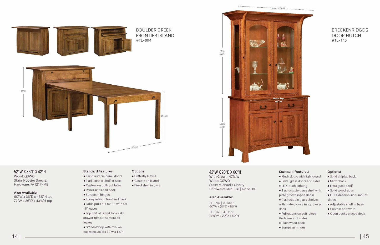 Breckenridge 2 Door Hutch