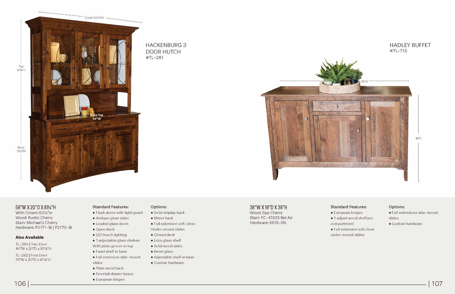 Hackenburg 3 Door Hutch