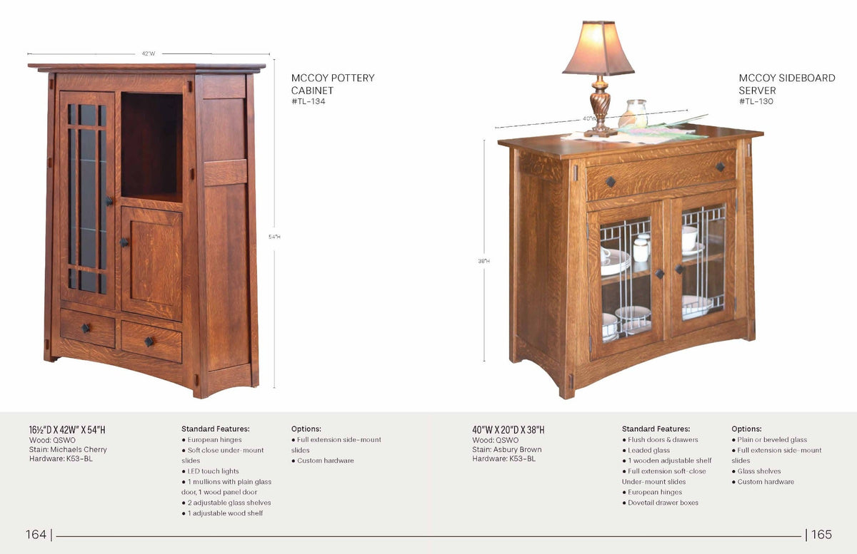 Mccoy Pottery Cabinet