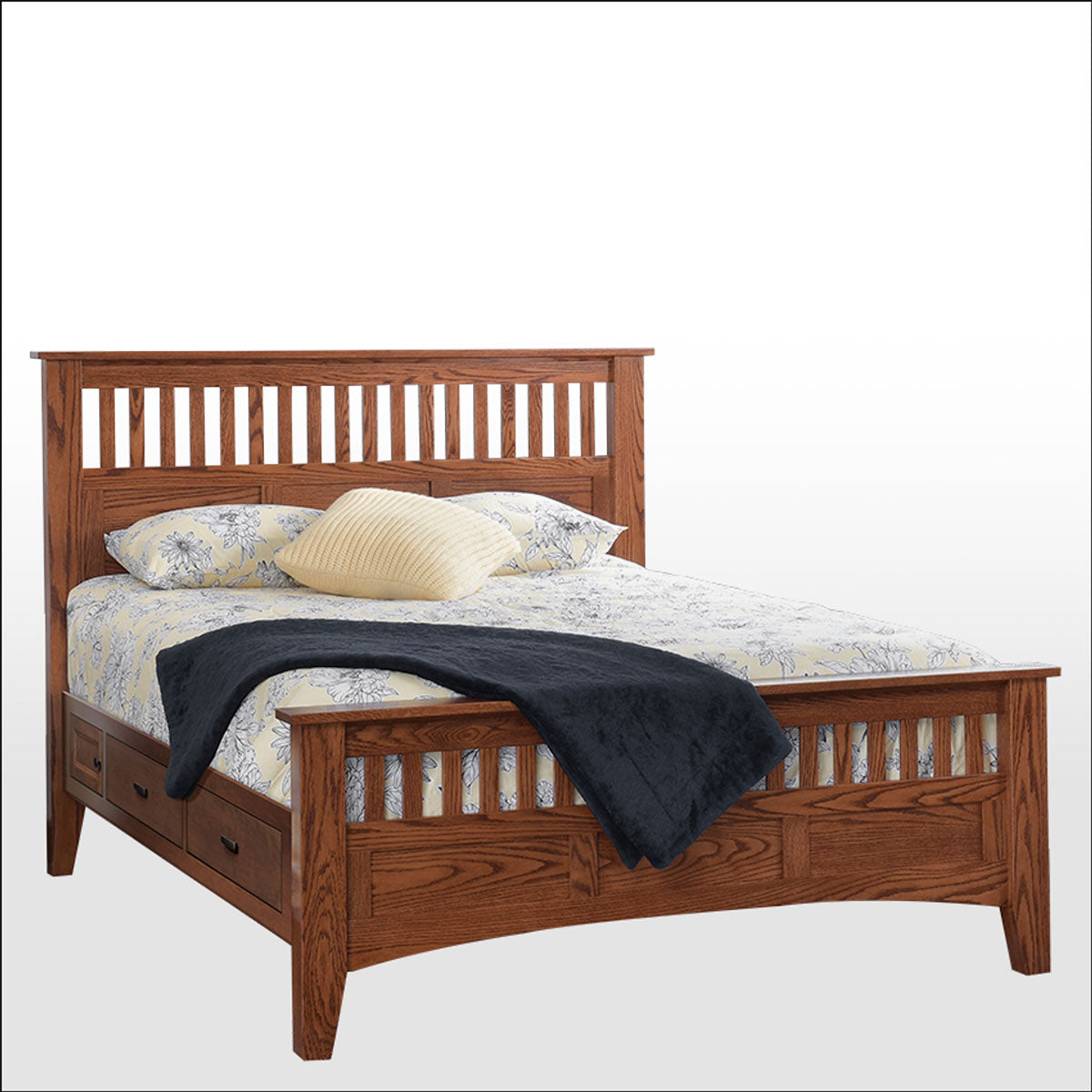 Siesta Mission Bed With Side Storage