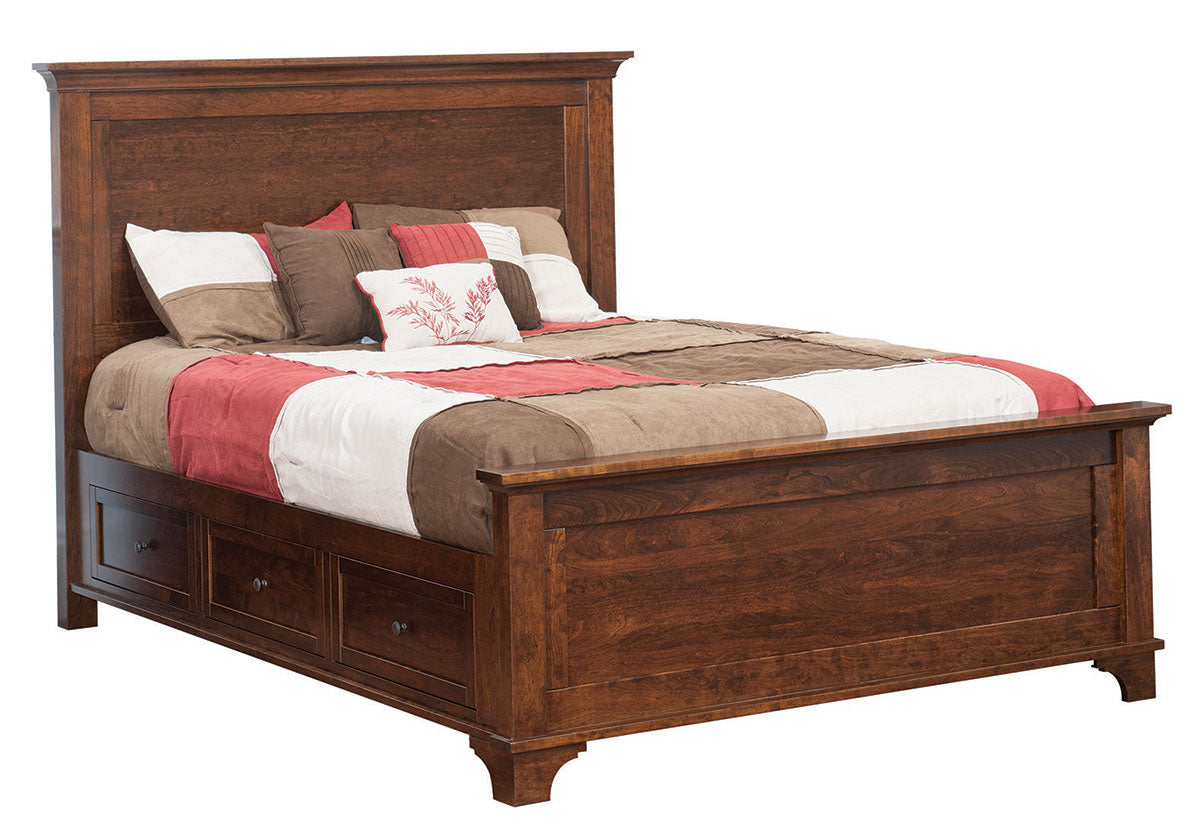 Arlington Bed W/Tr2090 Drawer Unit (6 Drawer)