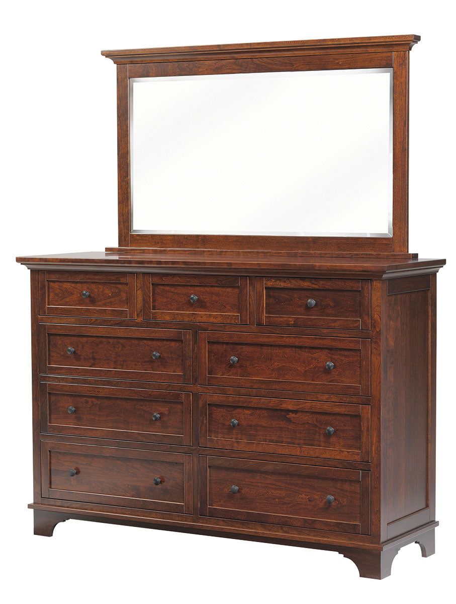 Arlington 9 Drawer Tall Dresser – 62"W