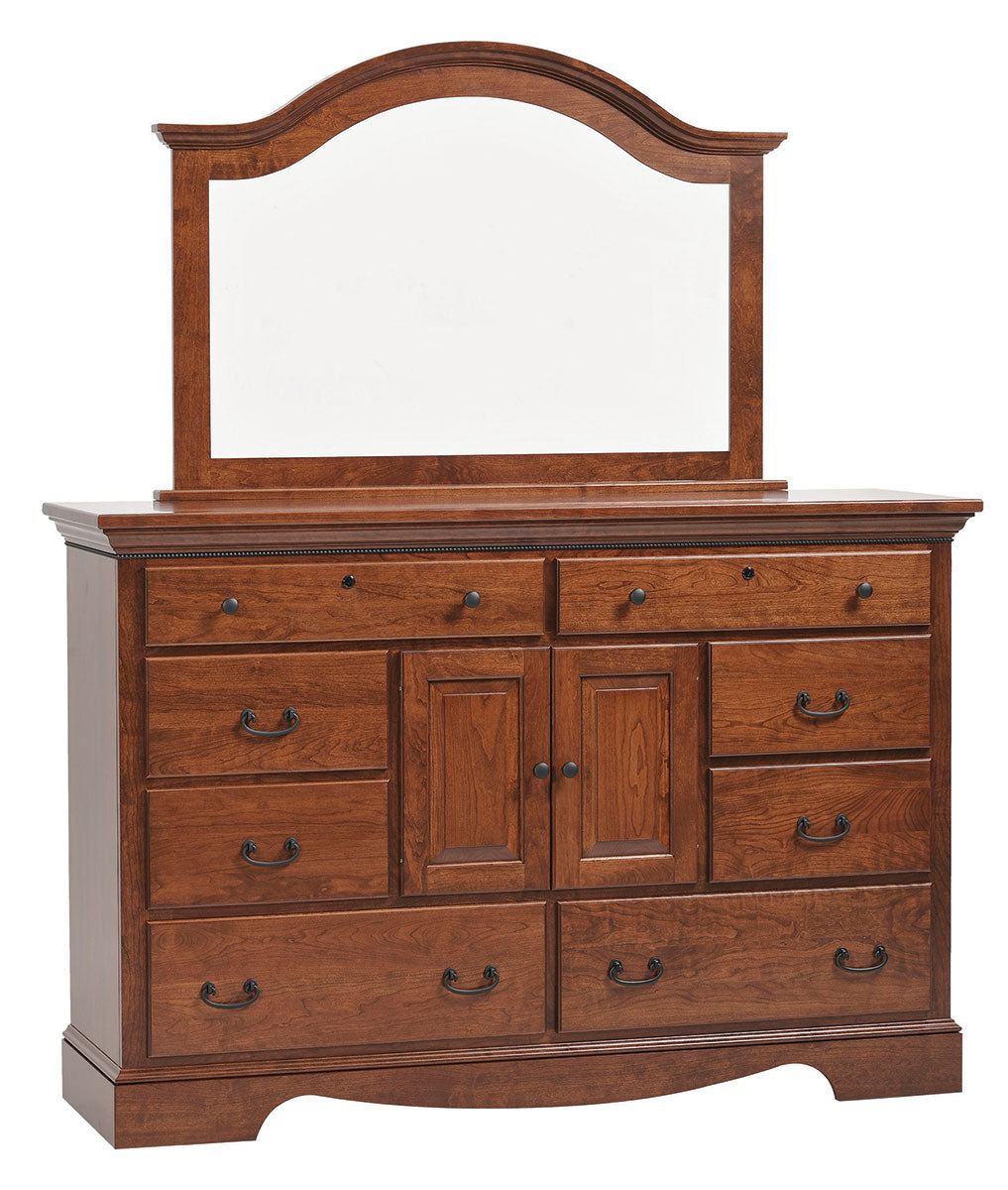 Merlot 8 Drawer/2 Door Dresser – 66"W