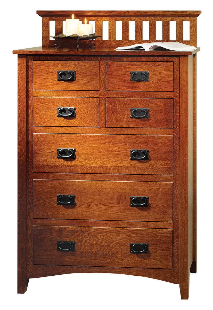Mission Antique 3 Drawer Chest of Drawers - 36"W
