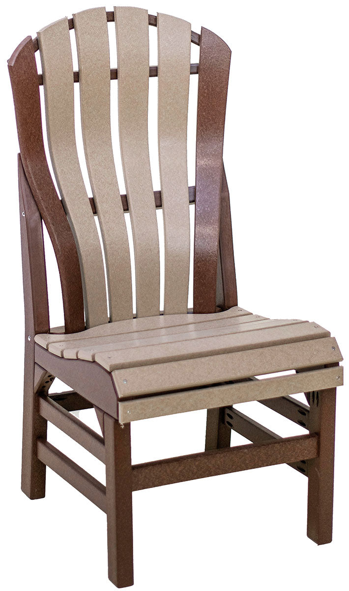 Poly Adirondack Bentback Dining Side Chair