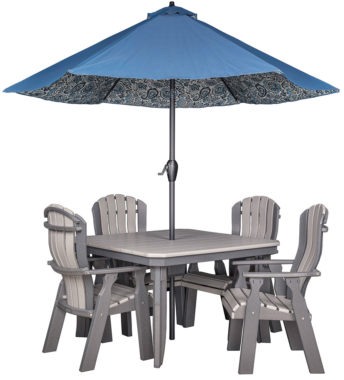 Poly 48" Square Dining Table 30"