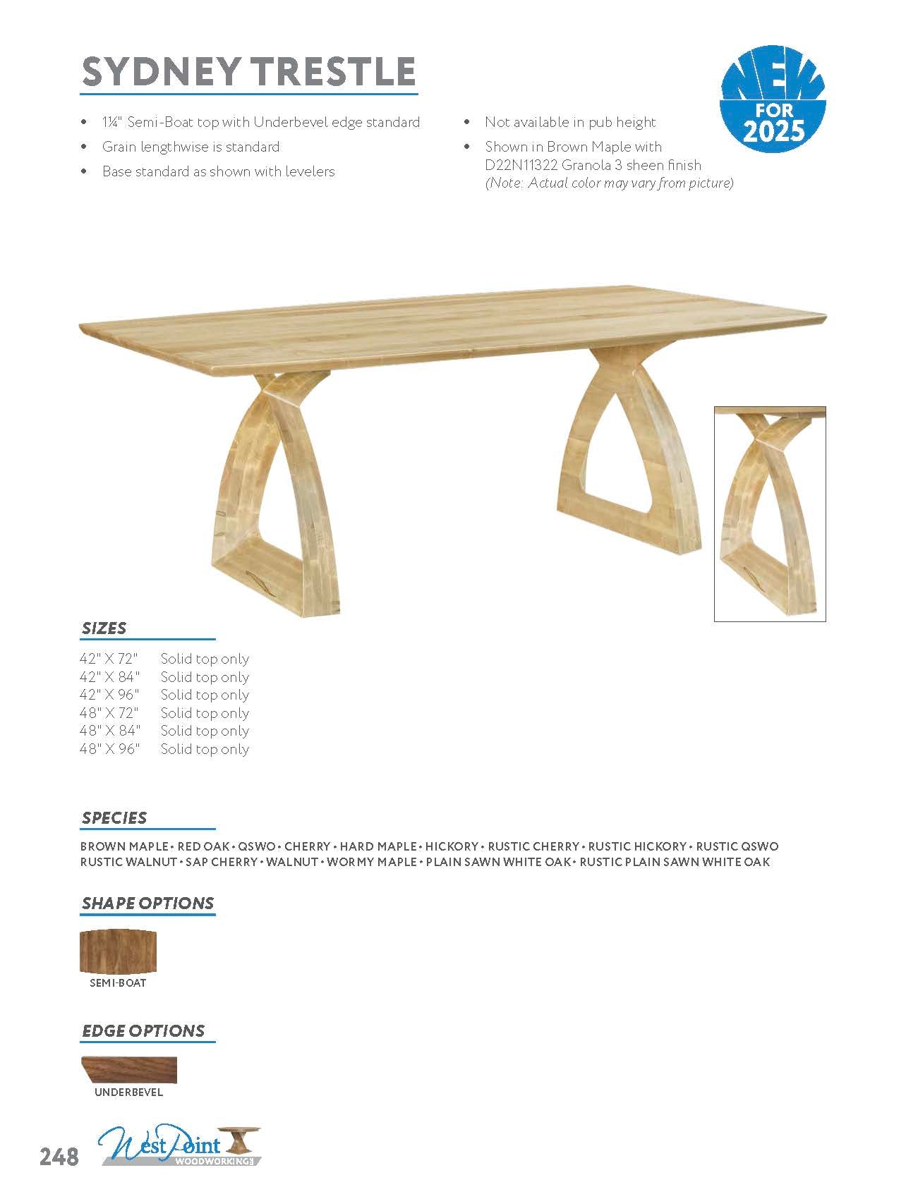 Sydney Trestle Table
