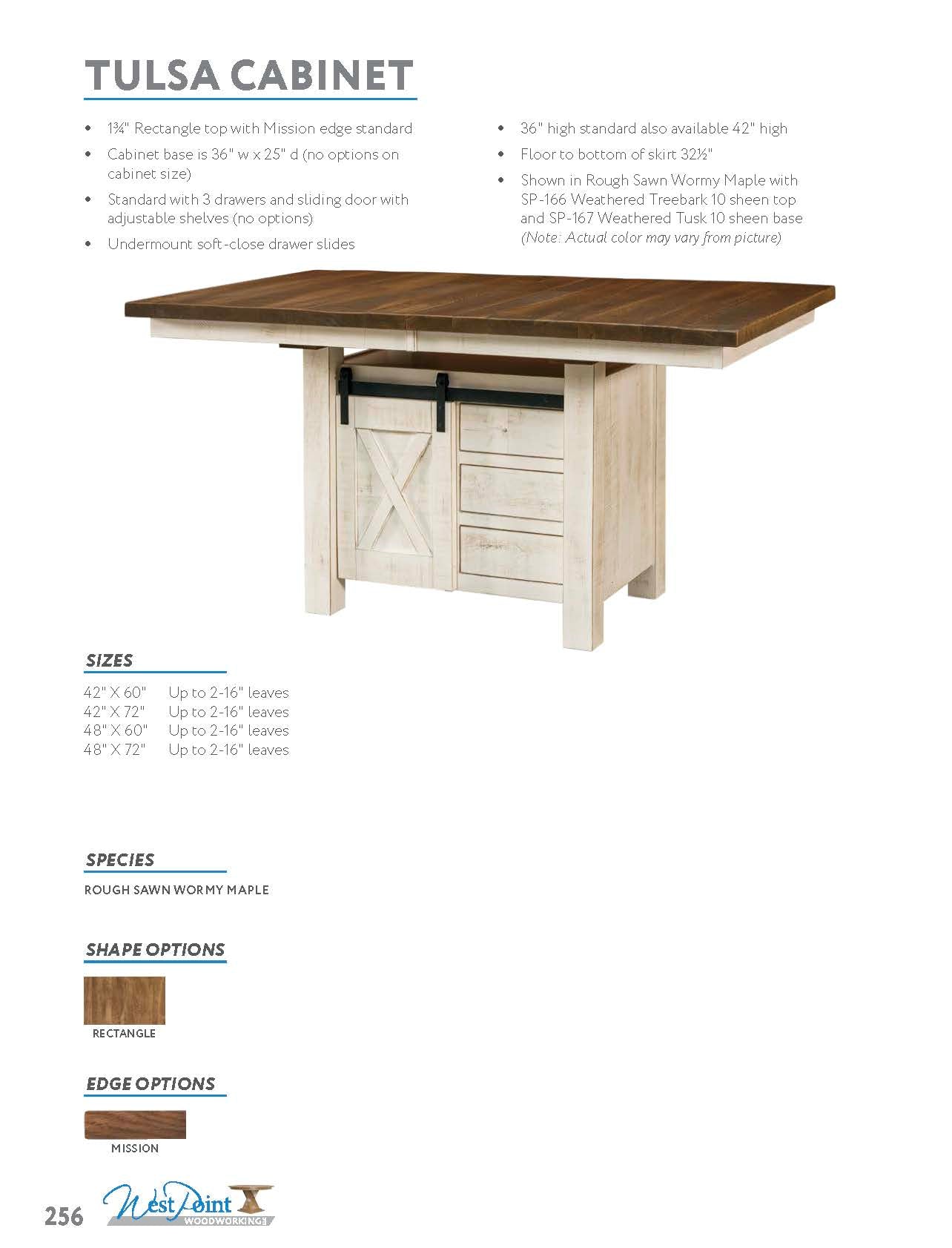 Tulsa Cabinet Table