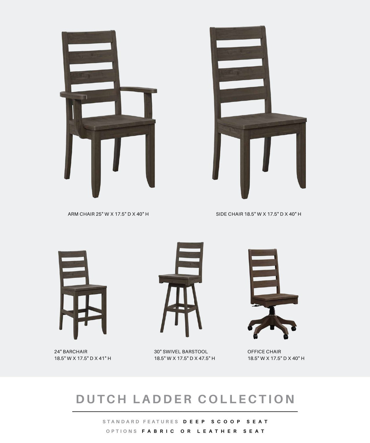 Dutch Ladder Side Chair
