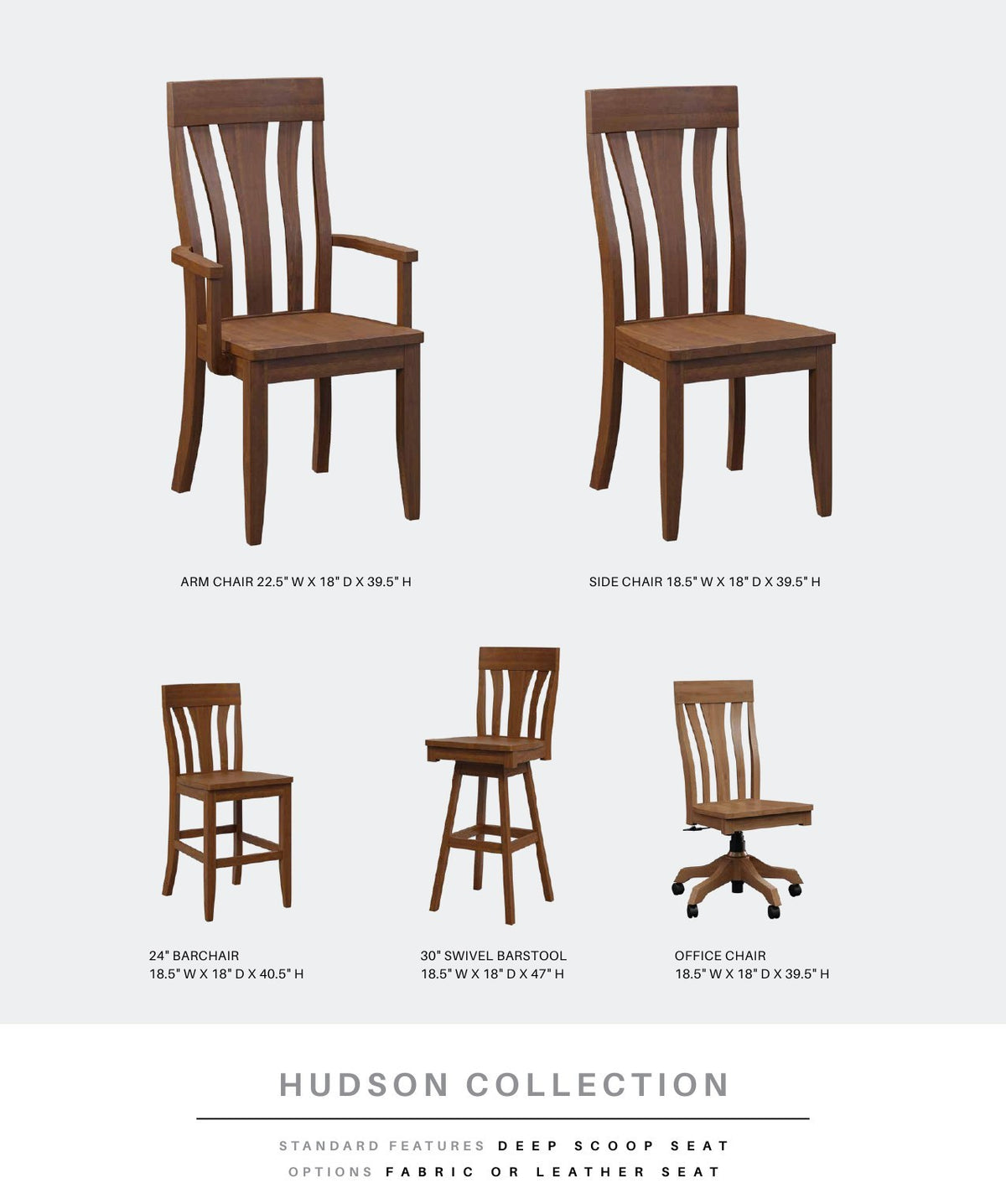 Hudson Side Swivel Bar Stool