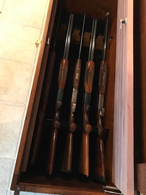 Gun Chest - Blanket Chest from the Outside, Gun Cabinet Inside