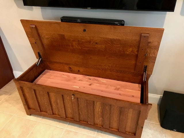 Gun Chest - Blanket Chest from the Outside, Gun Cabinet Inside