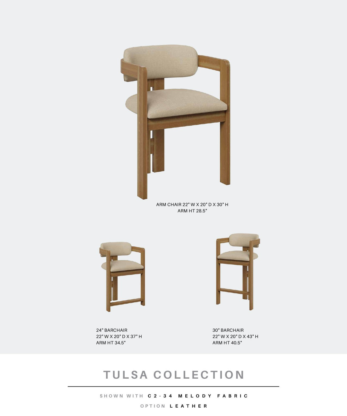 Tulsa Arm Bar Chair
