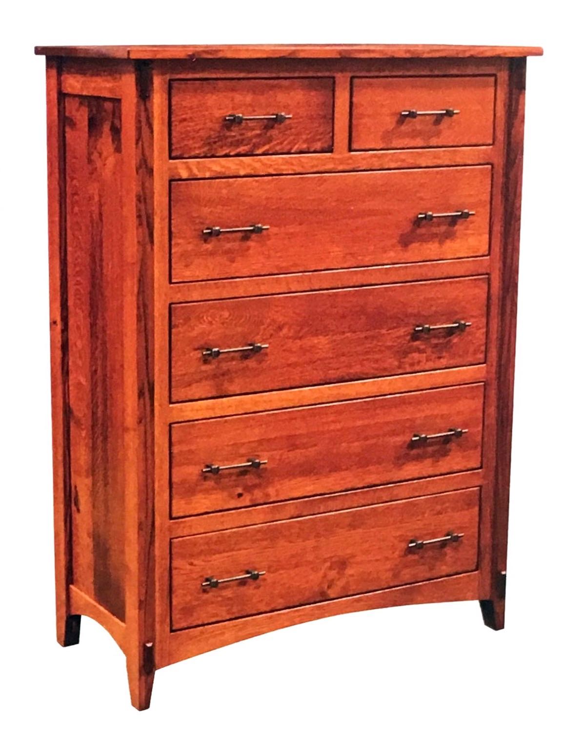 Modern Mission Chest of Drawers