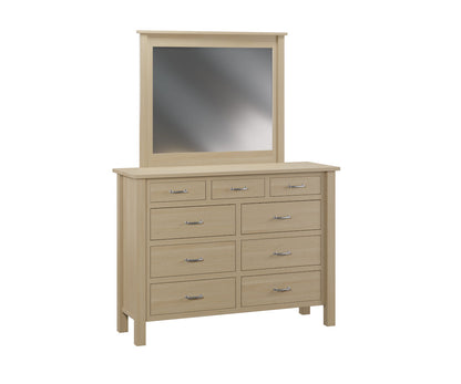 Lindholt High Dresser with Beveled Mirror