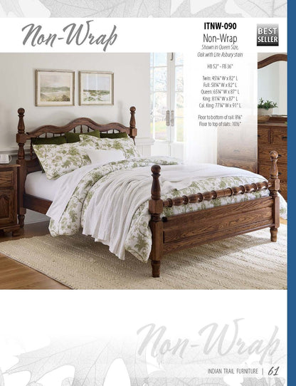 Non-Wrap Bed