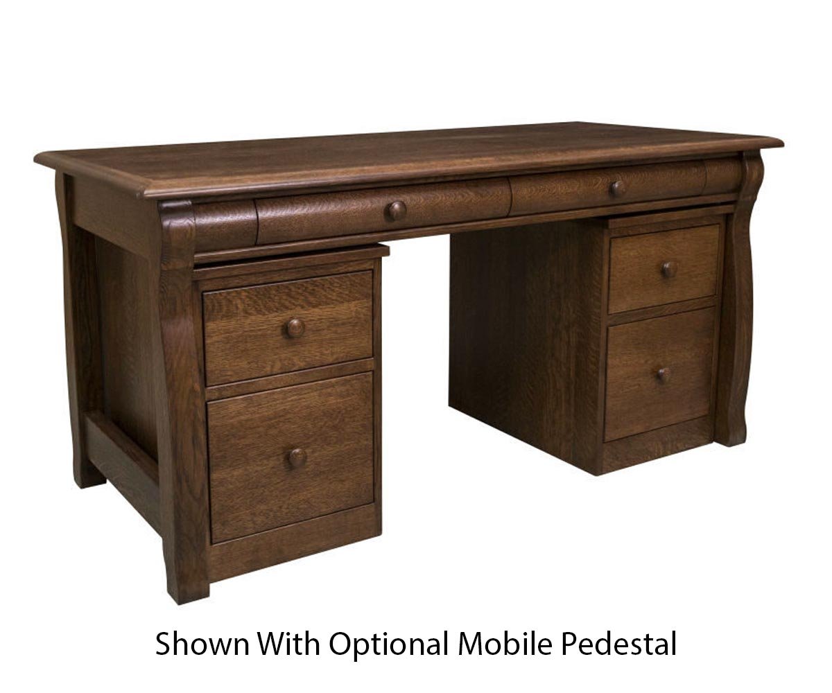 Castlebury Library Desk – 62W”