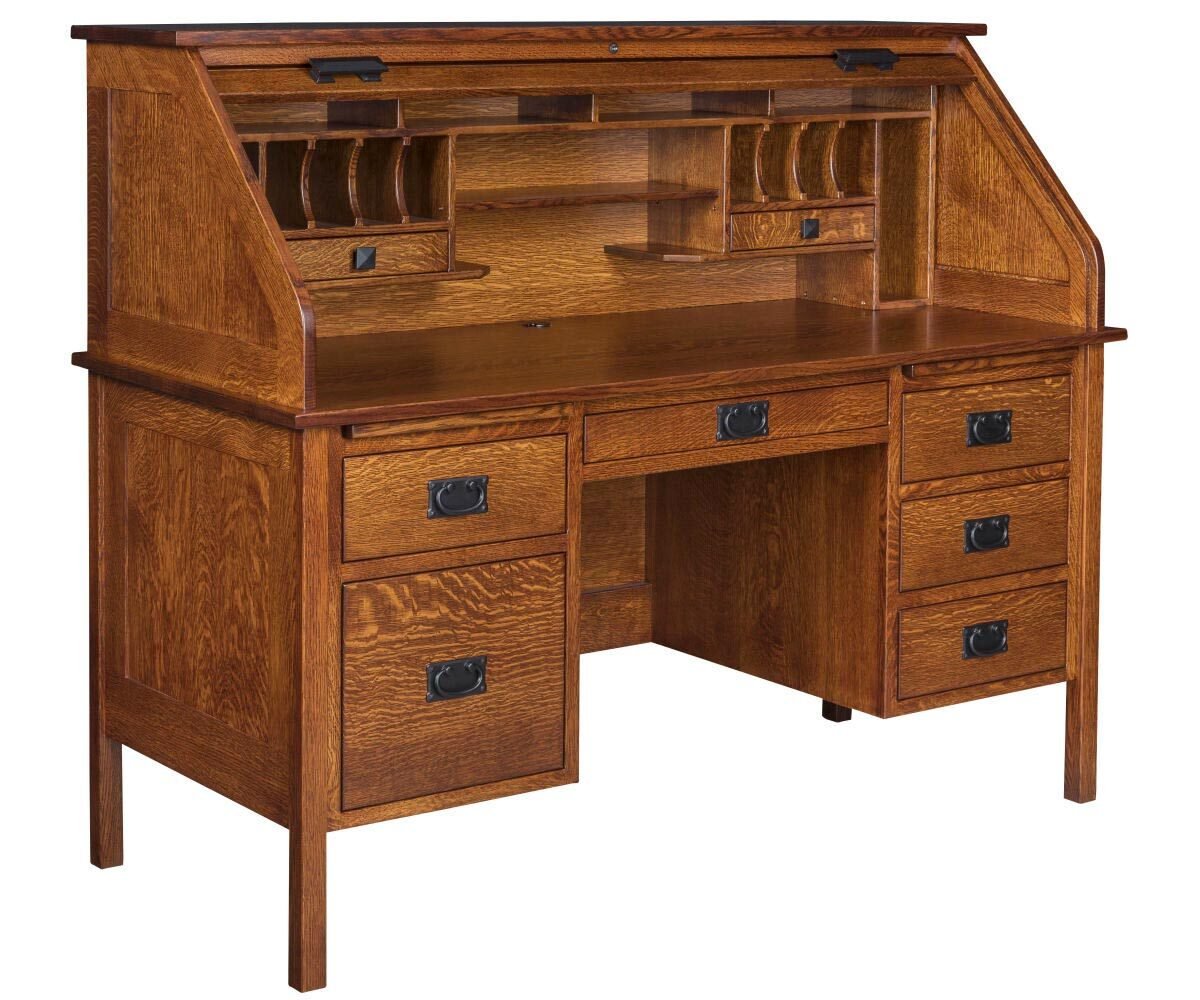 Post Mission Rolltop Desk – 59W”