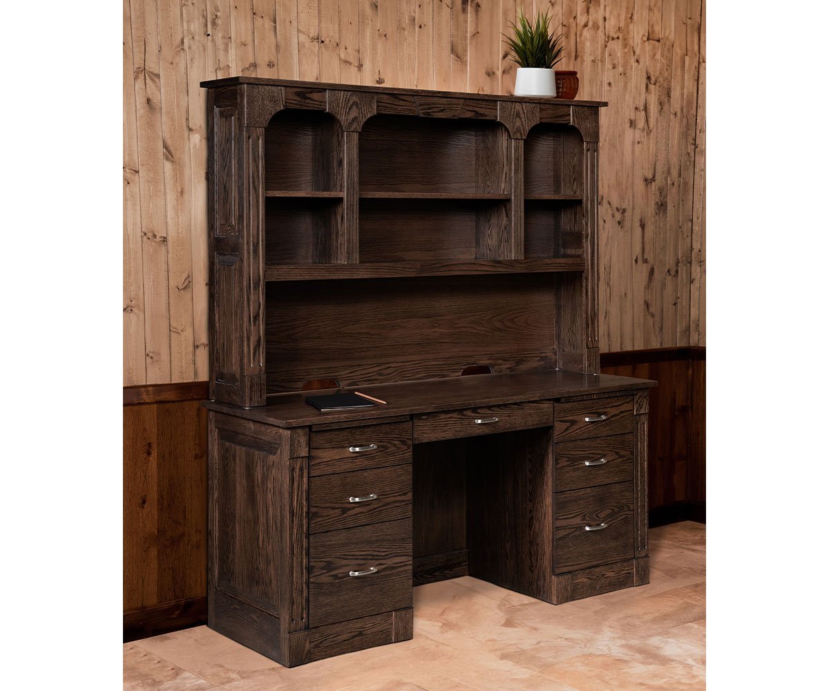 Northport Desk with Optional Hutch