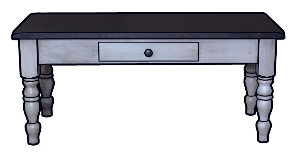 Hartland 42″ Coffee Table With Drawer